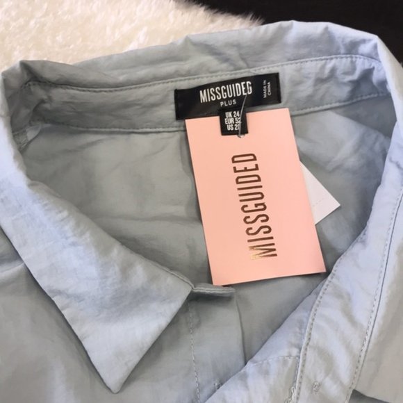 Missguided Women's Puffed-Sleeve Cotton Shirt - Picture 6 of 6